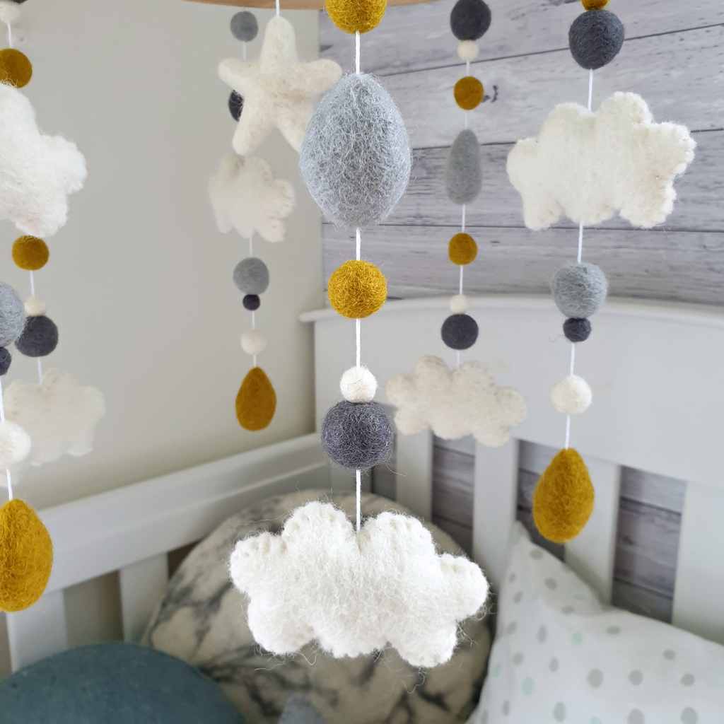 Nevada Cloud &amp; Raindrop Mobile - Tik Tak Design Co.