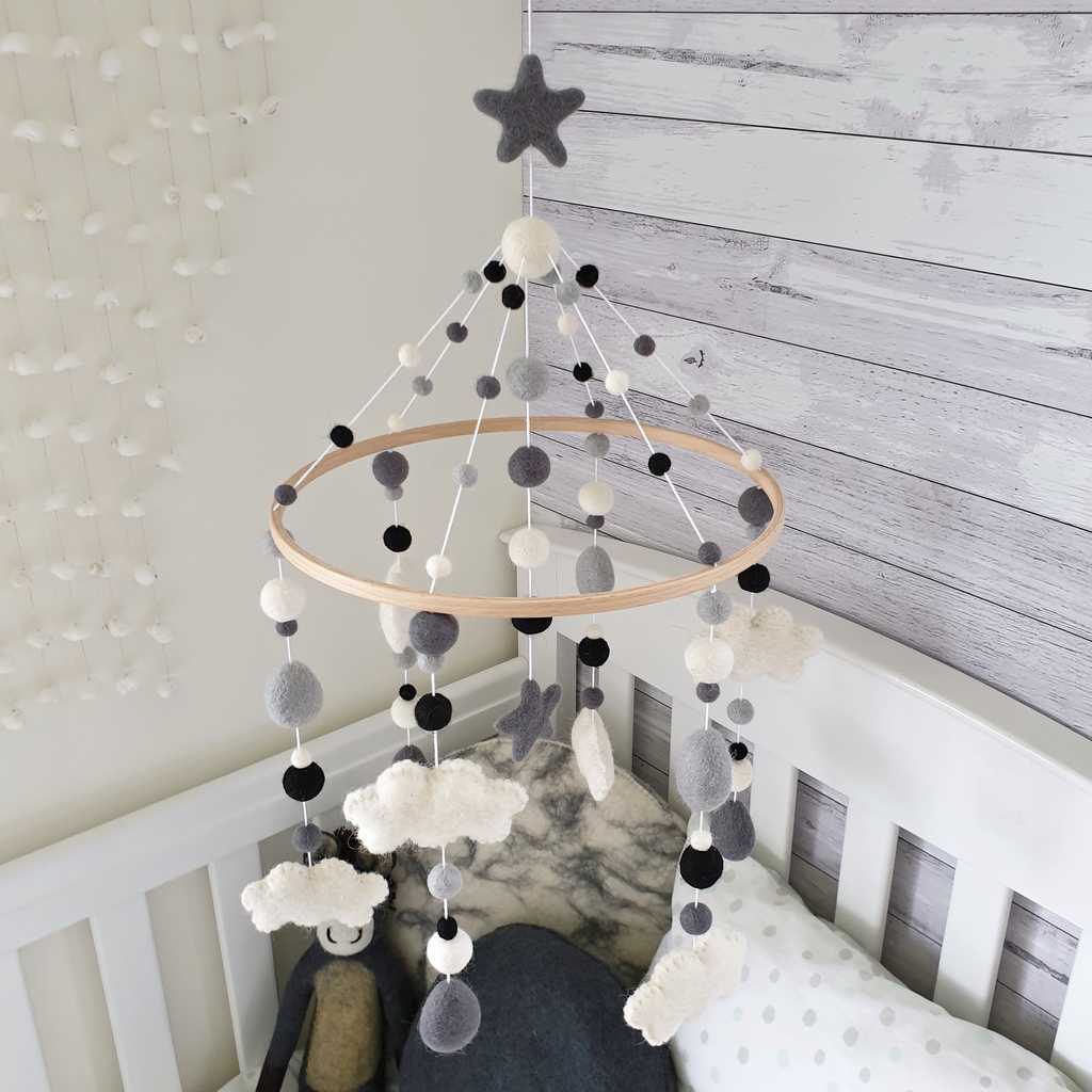 Night Sky Cloud Mobile - Tik Tak Design Co.