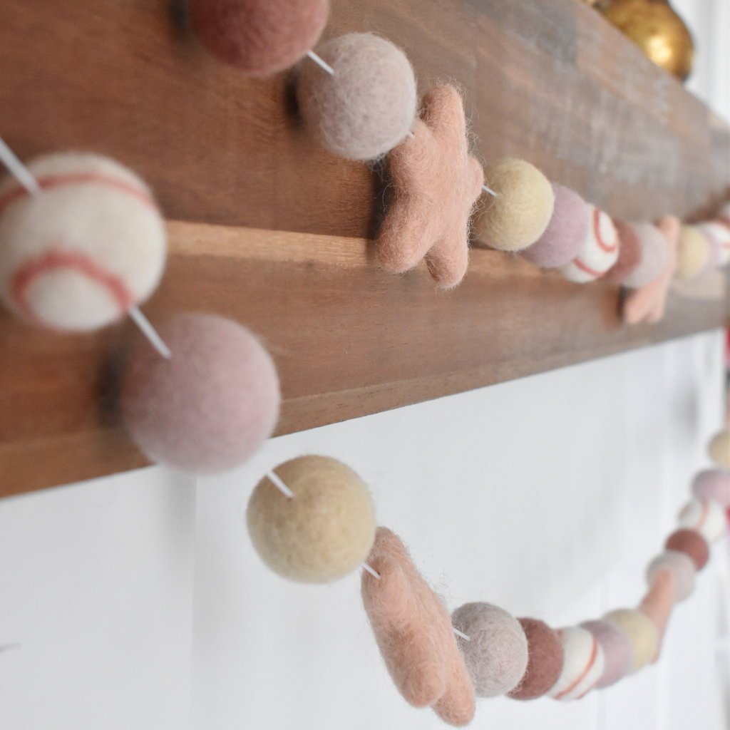 Pink Swirl Christmas Garland - Luxe Edition - Tik Tak Design Co.