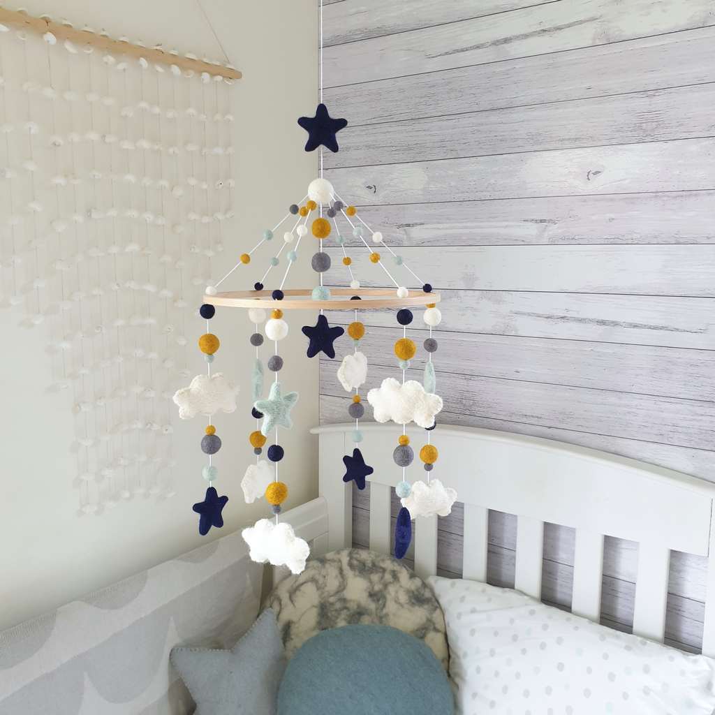 Rhapsody Cloud &amp; Star Mobile - Tik Tak Design Co.