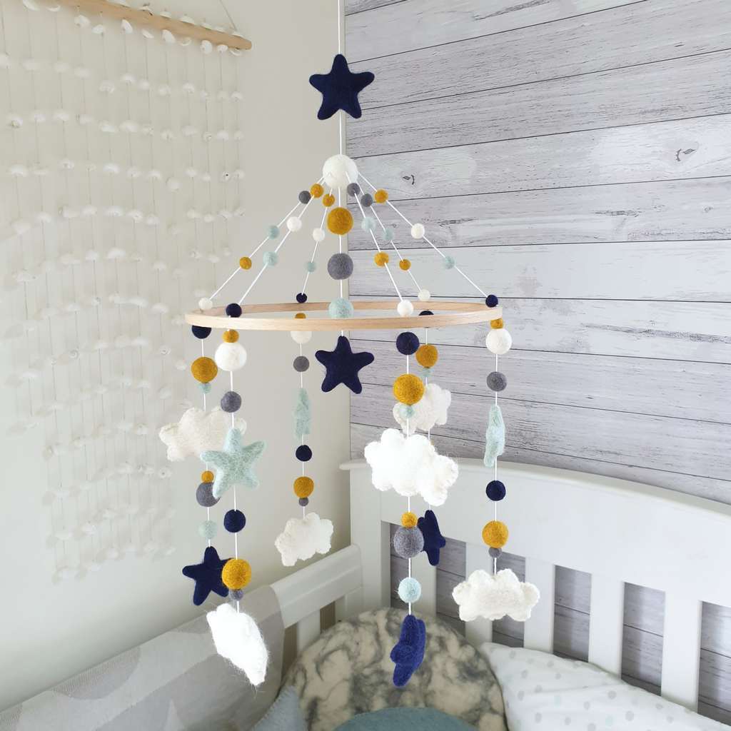 Rhapsody Cloud &amp; Star Mobile - Tik Tak Design Co.