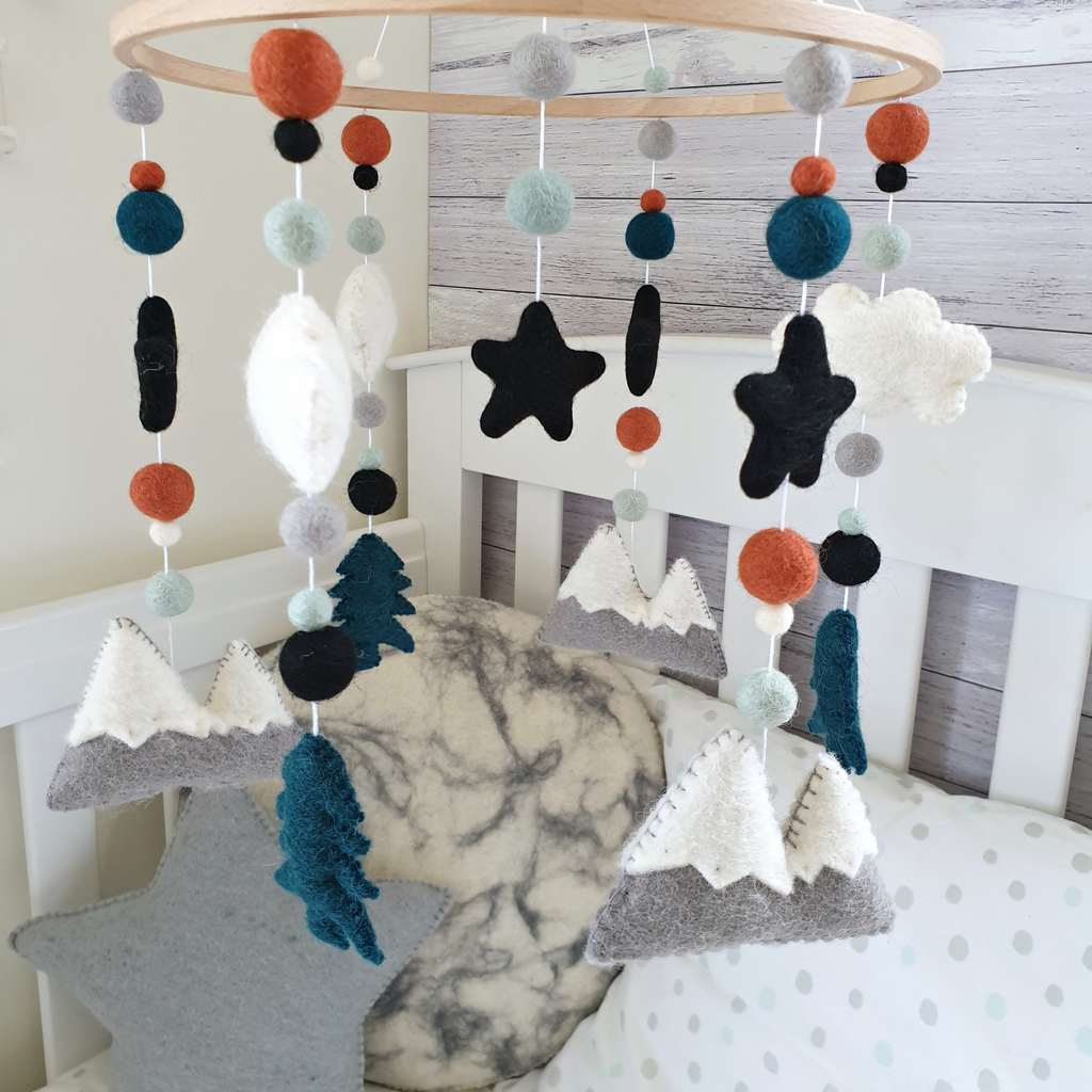 Rustic sales baby mobile