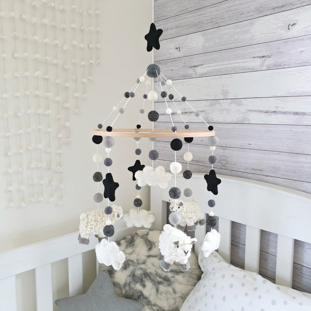 Sheep Dreams Animal Mobile - Tik Tak Design Co.