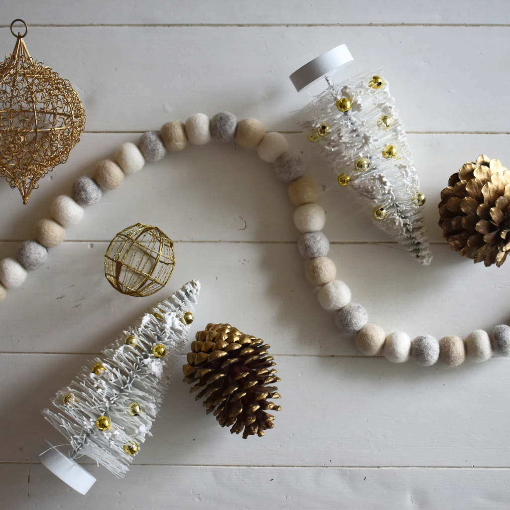 Silent Night Christmas Garland - Tik Tak Design Co.