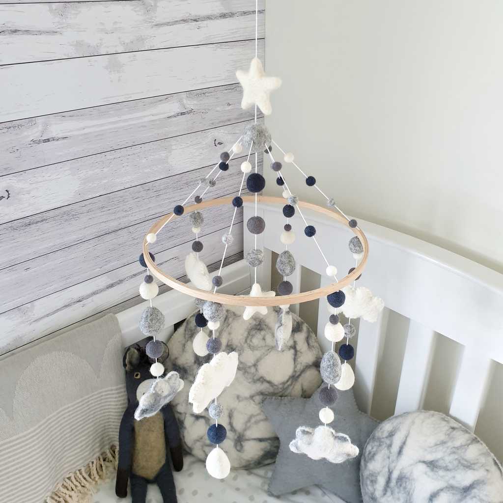 Storm Cloud Mobile - Tik Tak Design Co.