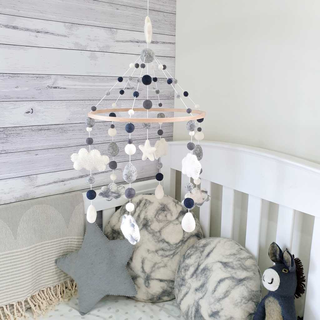 Storm Cloud Mobile - Tik Tak Design Co.