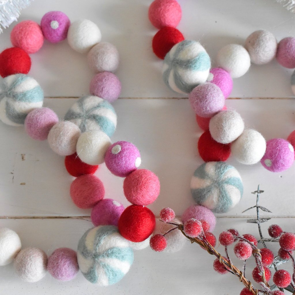 Sweet Candy Christmas Garland - Luxe Edition - Tik Tak Design Co.