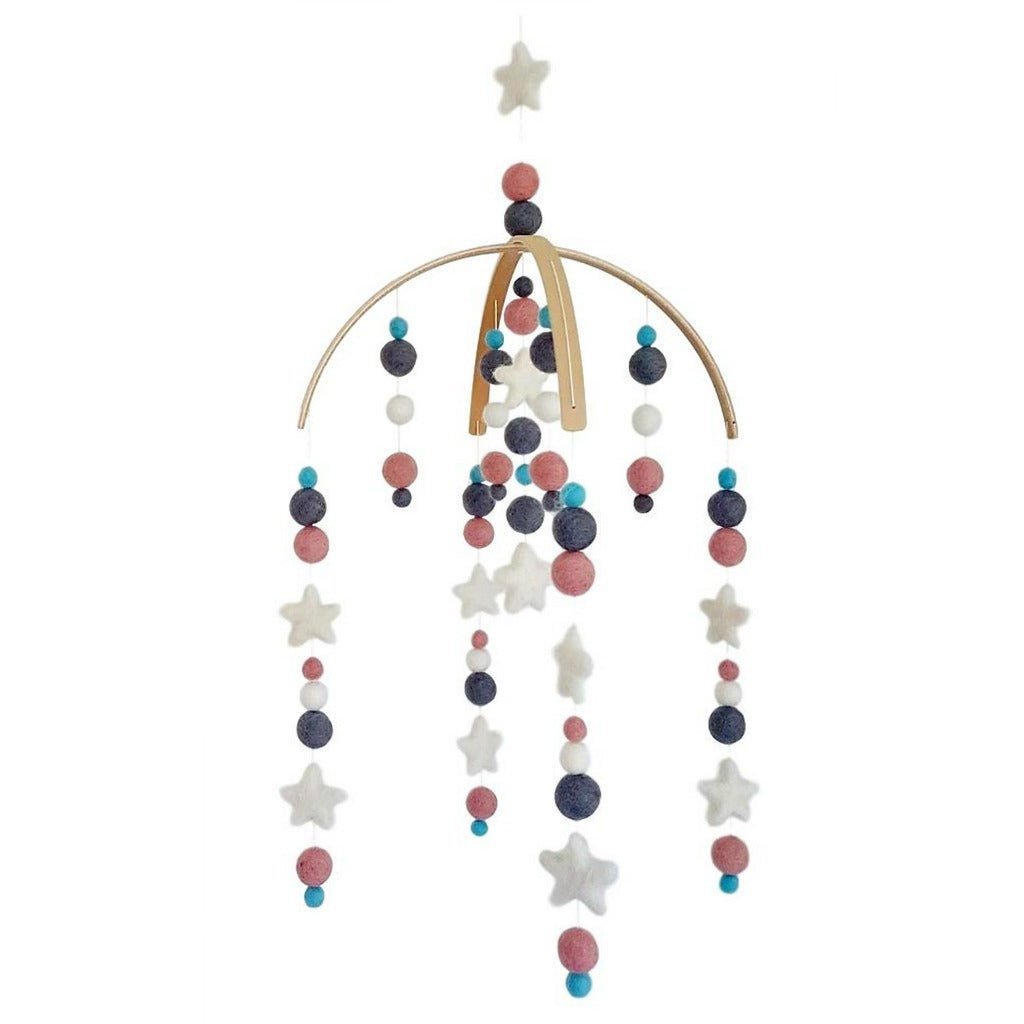 Touch of Blue Baby Mobile - Tik Tak Design Co.